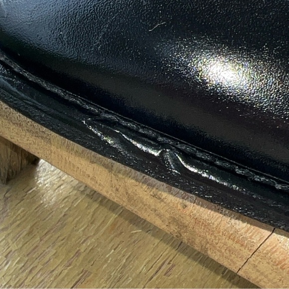 Johnston & Murphy Men's Leather Black Cap Toe Size 10M 24-2941 Made In Italy - Picture 12 of 12